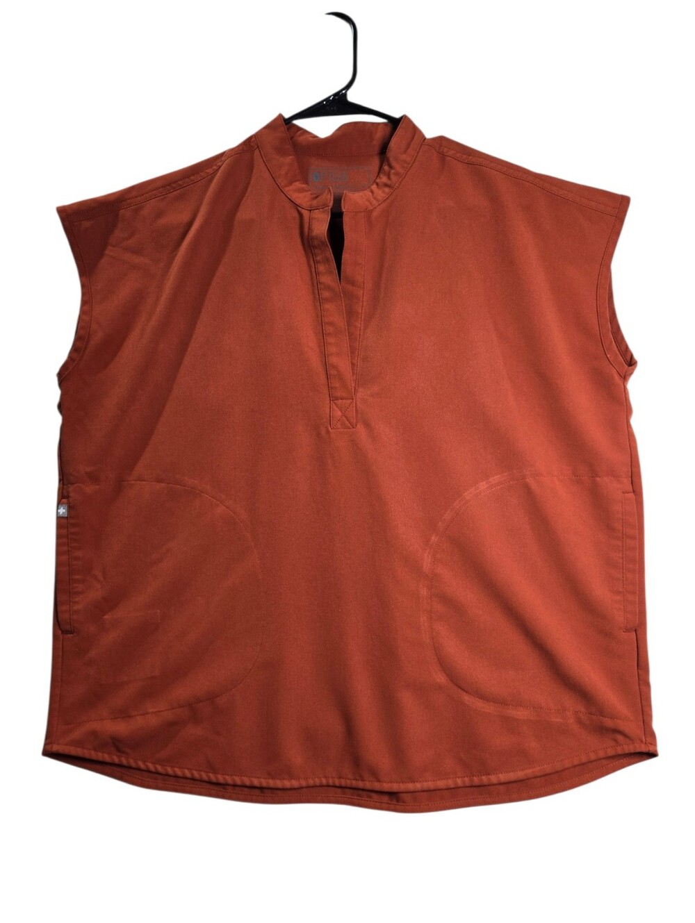 Figs Rafaella Oversized Scrub Top Burnt Orange Size Medium - Picture 1 of 12